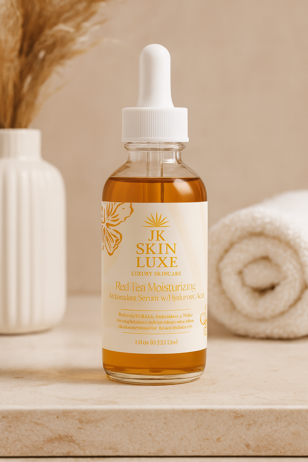 Red Tea Moisturizing + Antioxidant Serum w/ Hyaluronic Acid