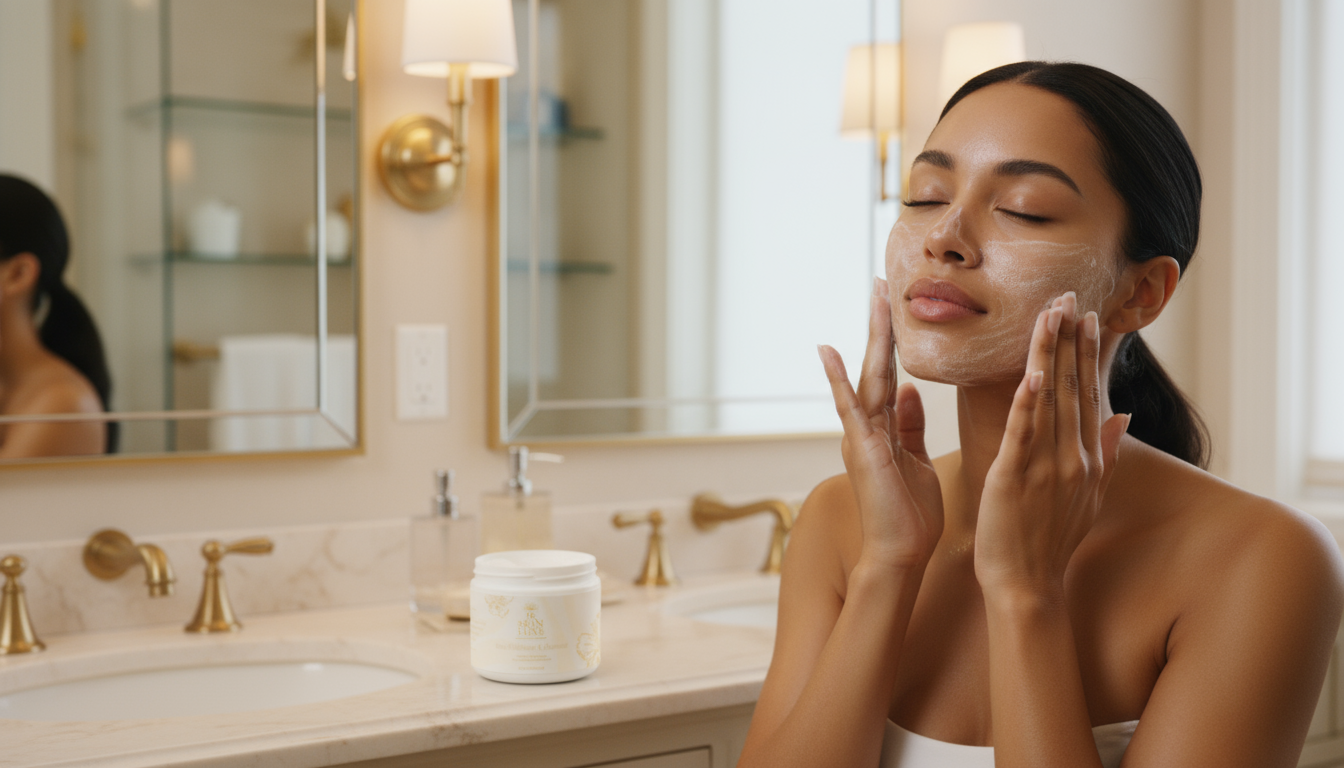 Face Exfoliator & Cleanser w/ Honey & Bambusa Arundinacea Stem Extract