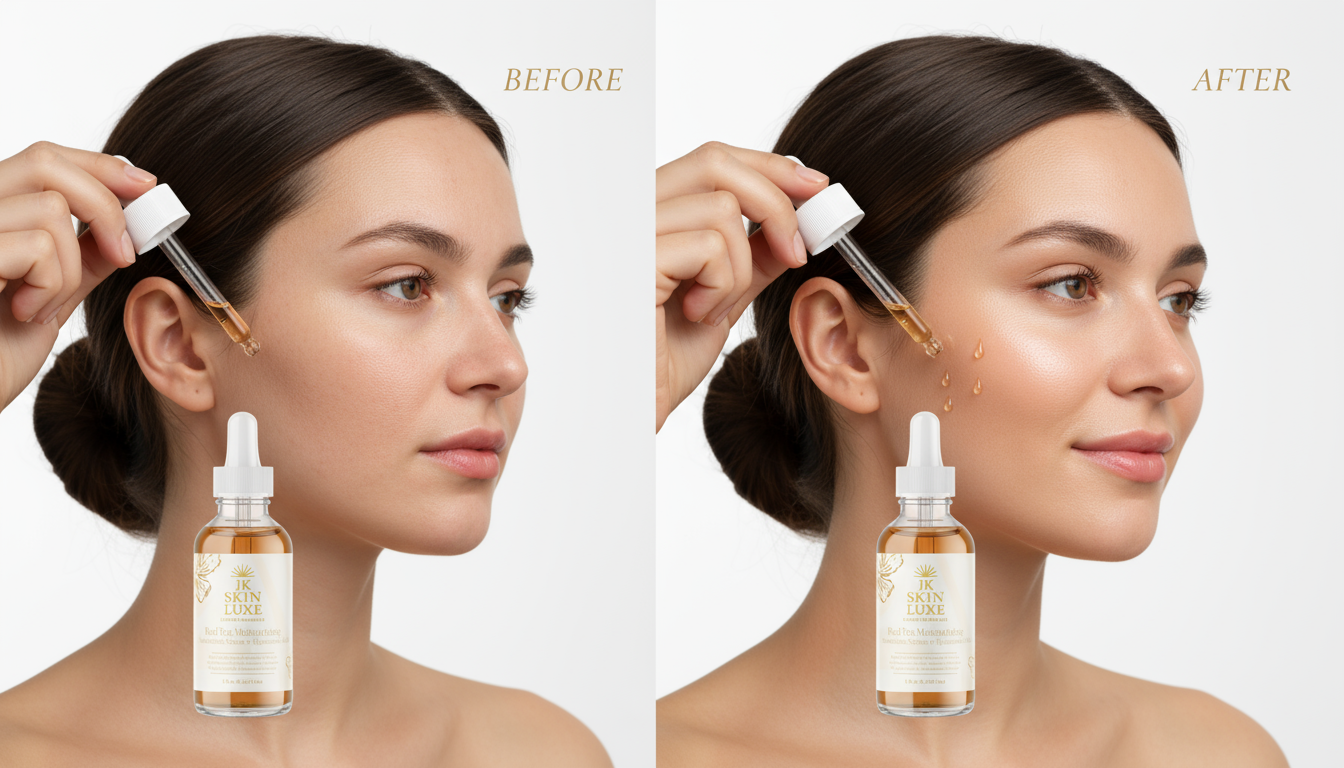 Red Tea Moisturizing + Antioxidant Serum w/ Hyaluronic Acid