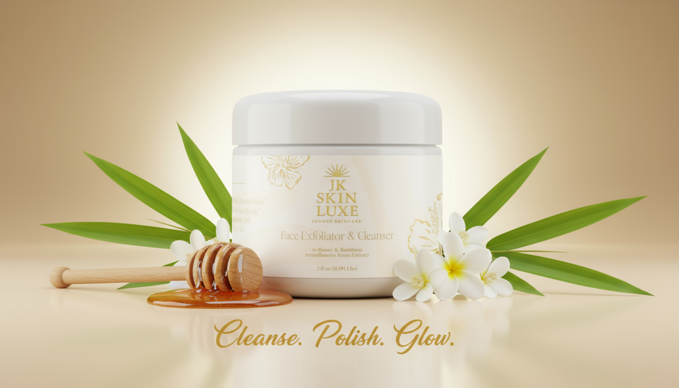 Face Exfoliator & Cleanser w/ Honey & Bambusa Arundinacea Stem Extract