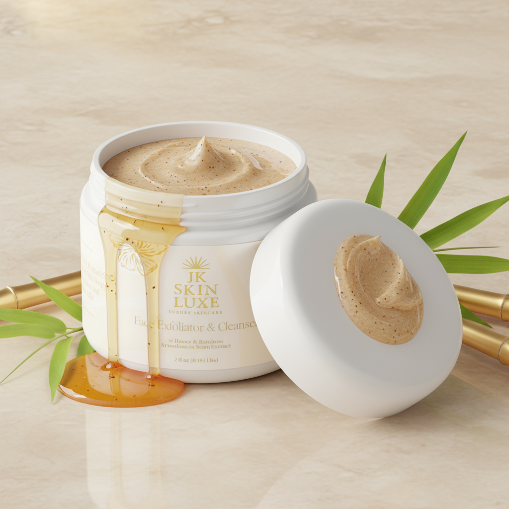 Face Exfoliator & Cleanser w/ Honey & Bambusa Arundinacea Stem Extract