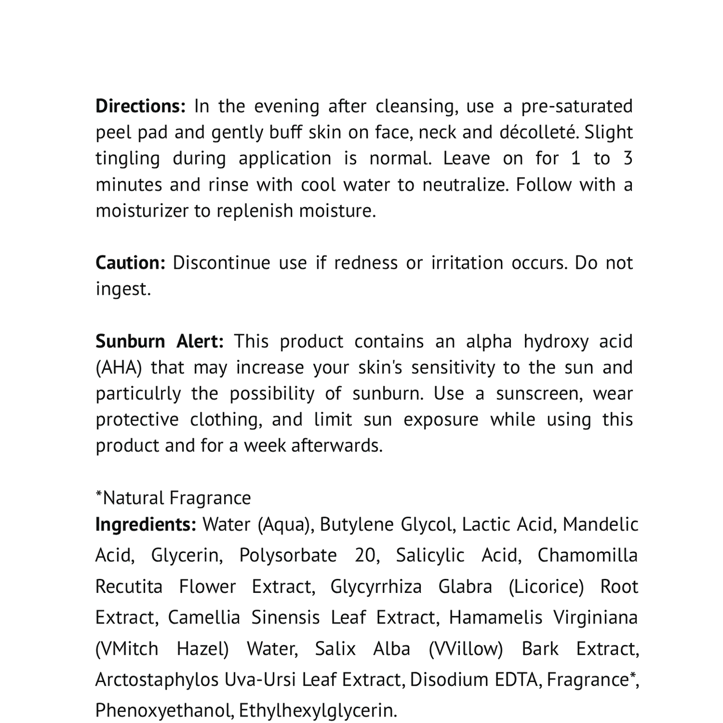 Brightening Boost Exfoliator Pads